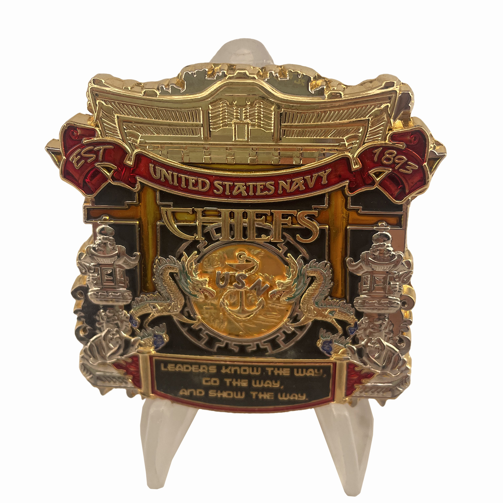 U.S. Navy Seventh Fleet Chiefs Challenge Coin