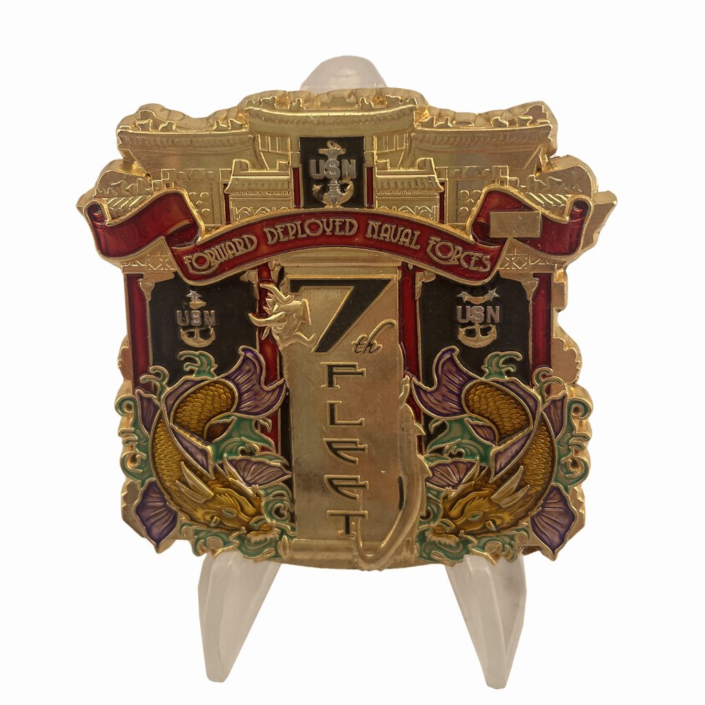 U.S. Navy Seventh Fleet Chiefs Challenge Coin