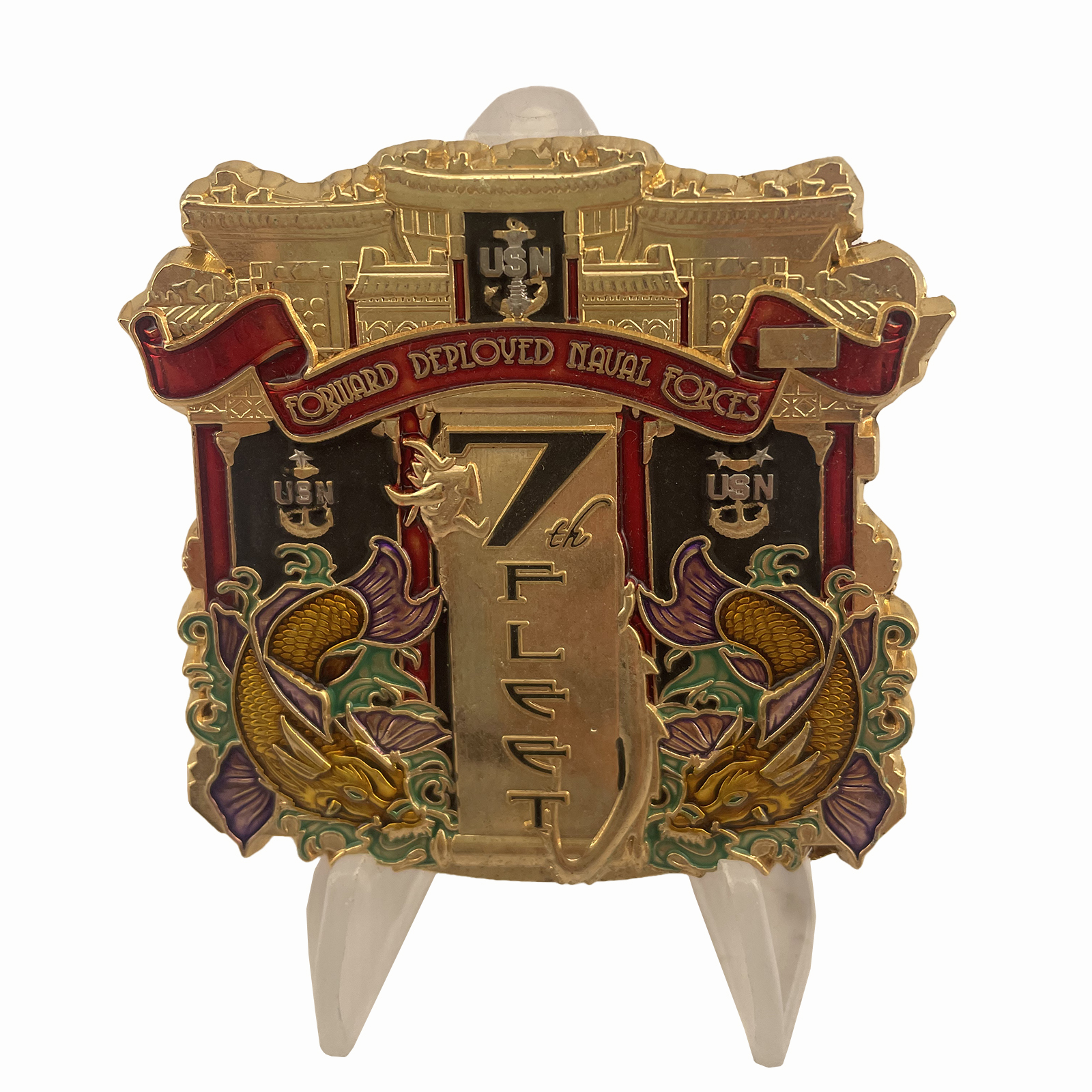 U.S. Navy Seventh Fleet Chiefs Challenge Coin