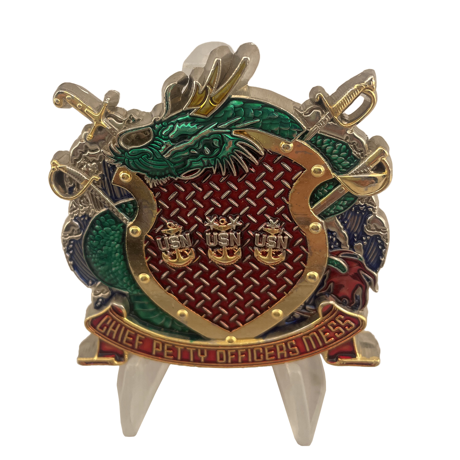 USN USS Ralph Johnson Challenge Coin