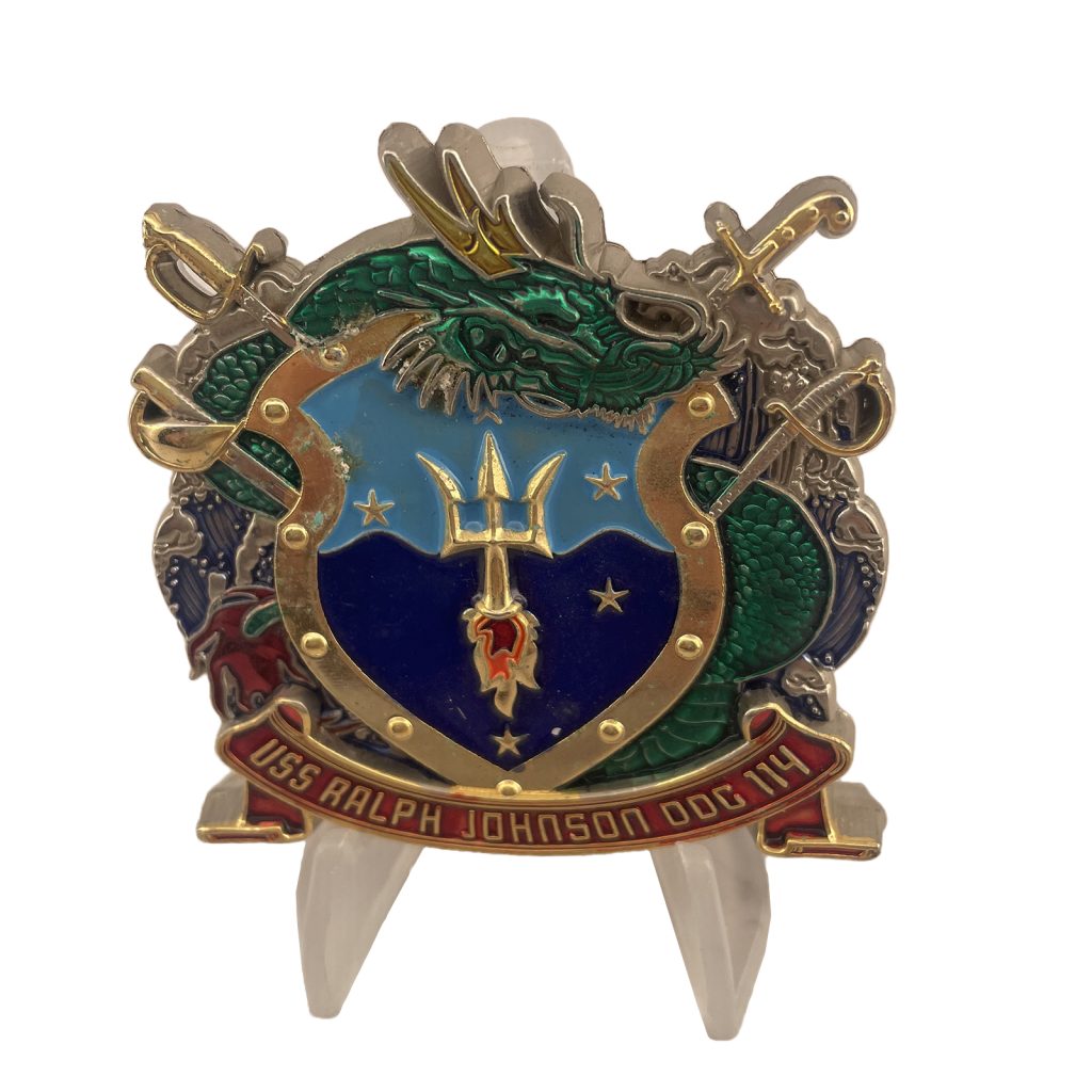 USN USS Ralph Johnson Challenge Coin