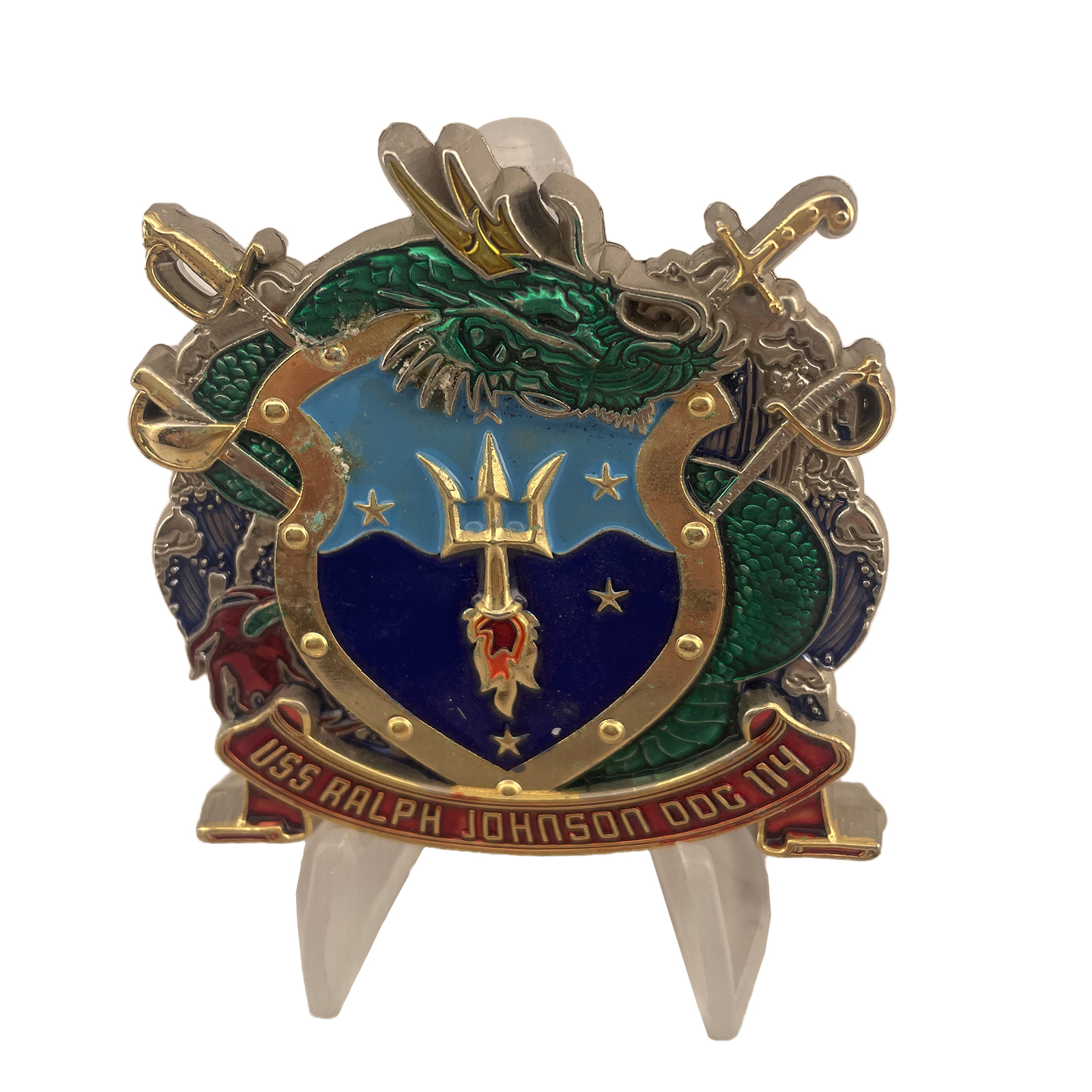 USN USS Ralph Johnson Challenge Coin