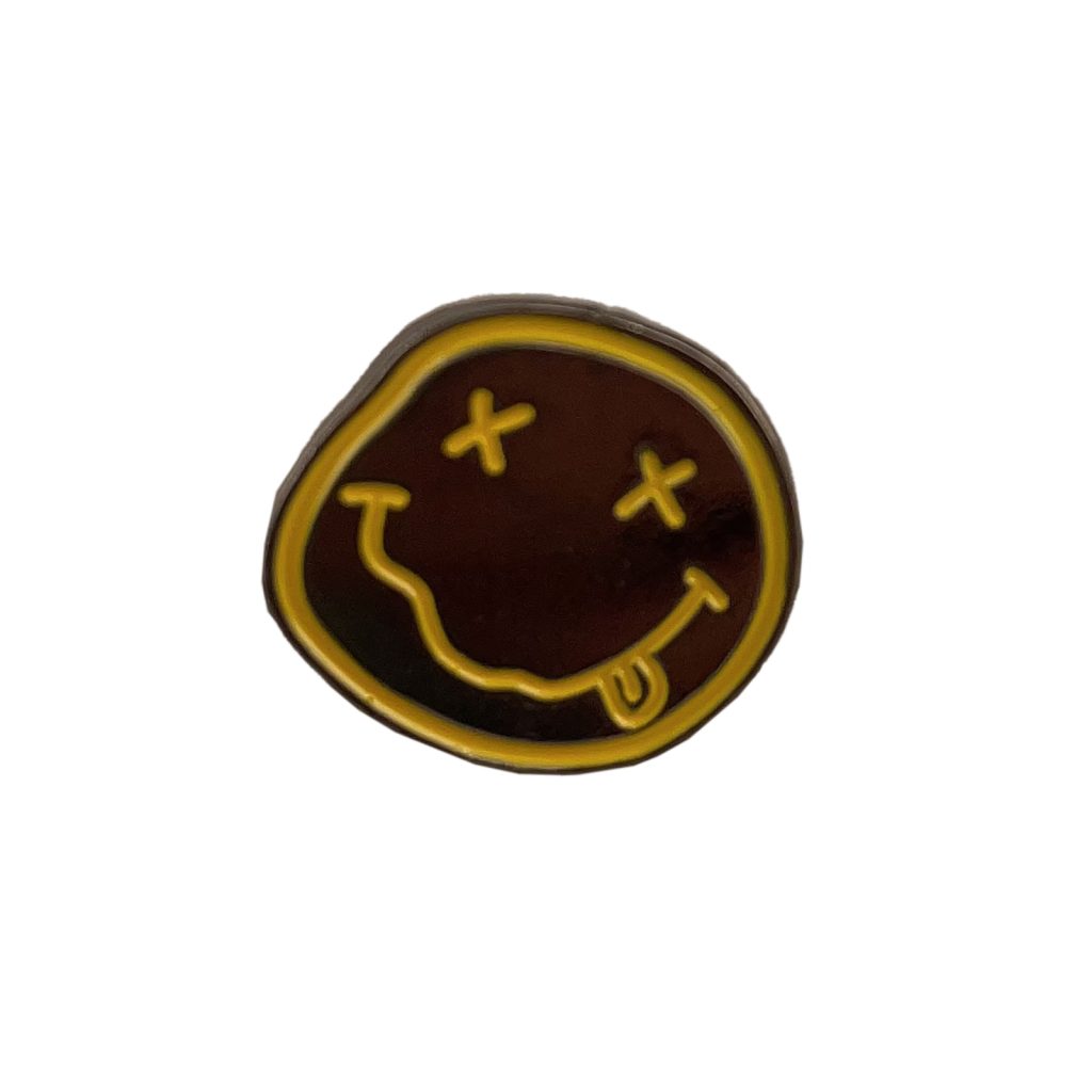 Nirvana smiley Face Lapel Pin
