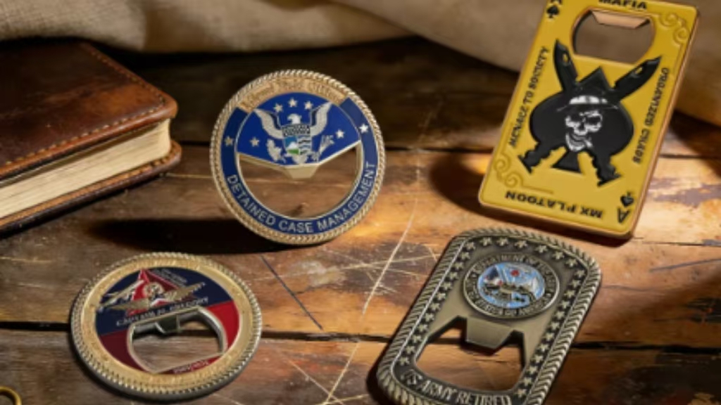Bottle Opener Challenge Coins