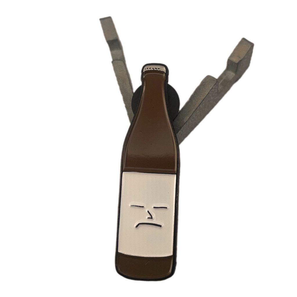 Wine Bottle PVC Pin