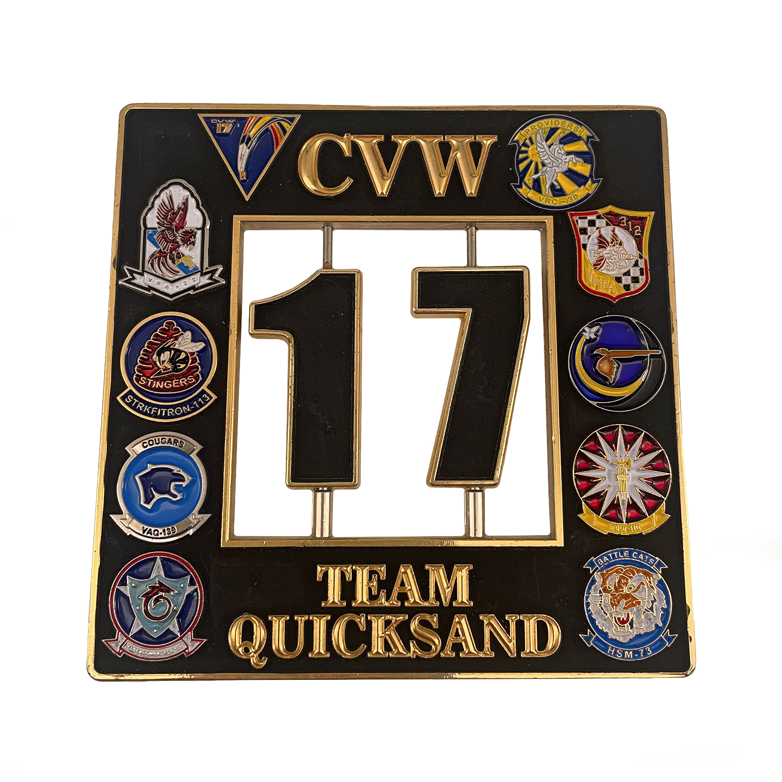 Joint Challenge Coin of the USN's Carrier Strike Group 71 and Carrier Air Wing 17