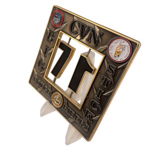 Custom challenge coin example - Joint Challenge Coin of the USN Carrier Strike Group