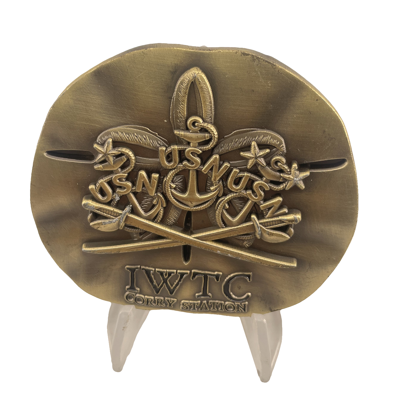 USN IWTC Corry Station Challenge Coin