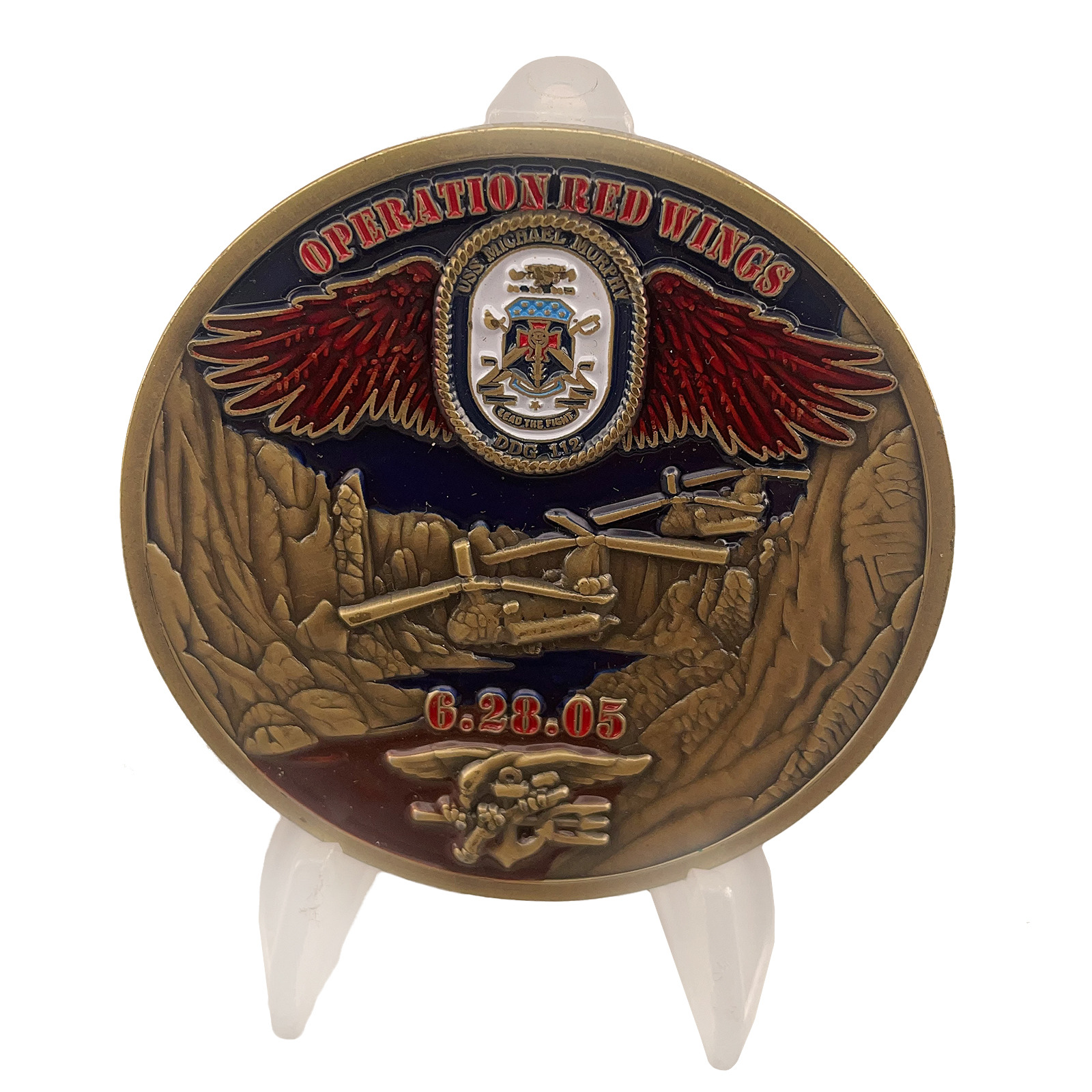 Cmdr Christopher R. Forch USS Murphy DDG-112 Operation RED WINGS Navy SEAL Challenge Coin