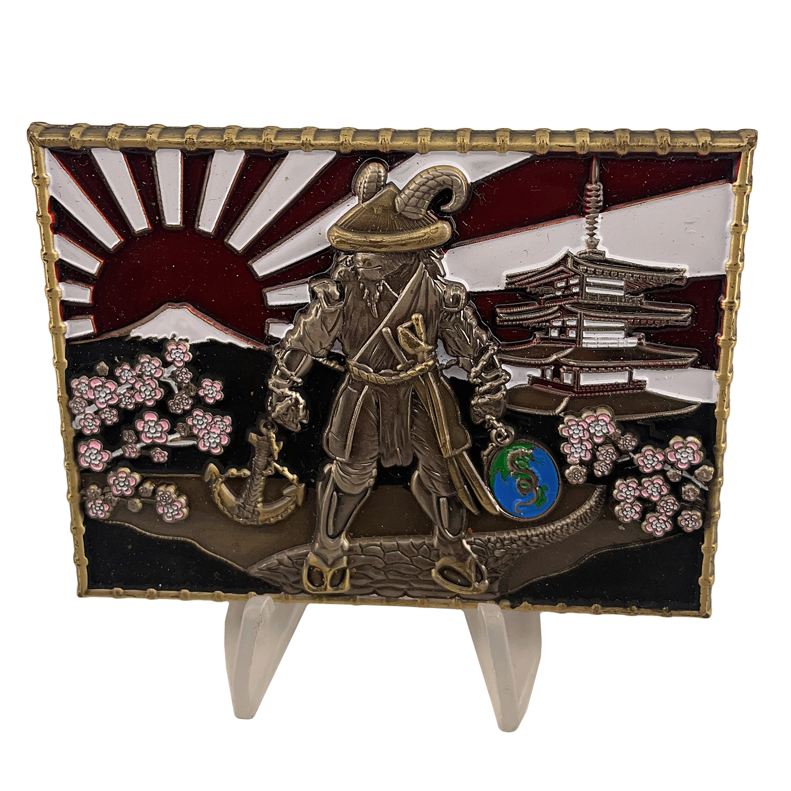 USN Navtelcomsta Far East Challenge Coin