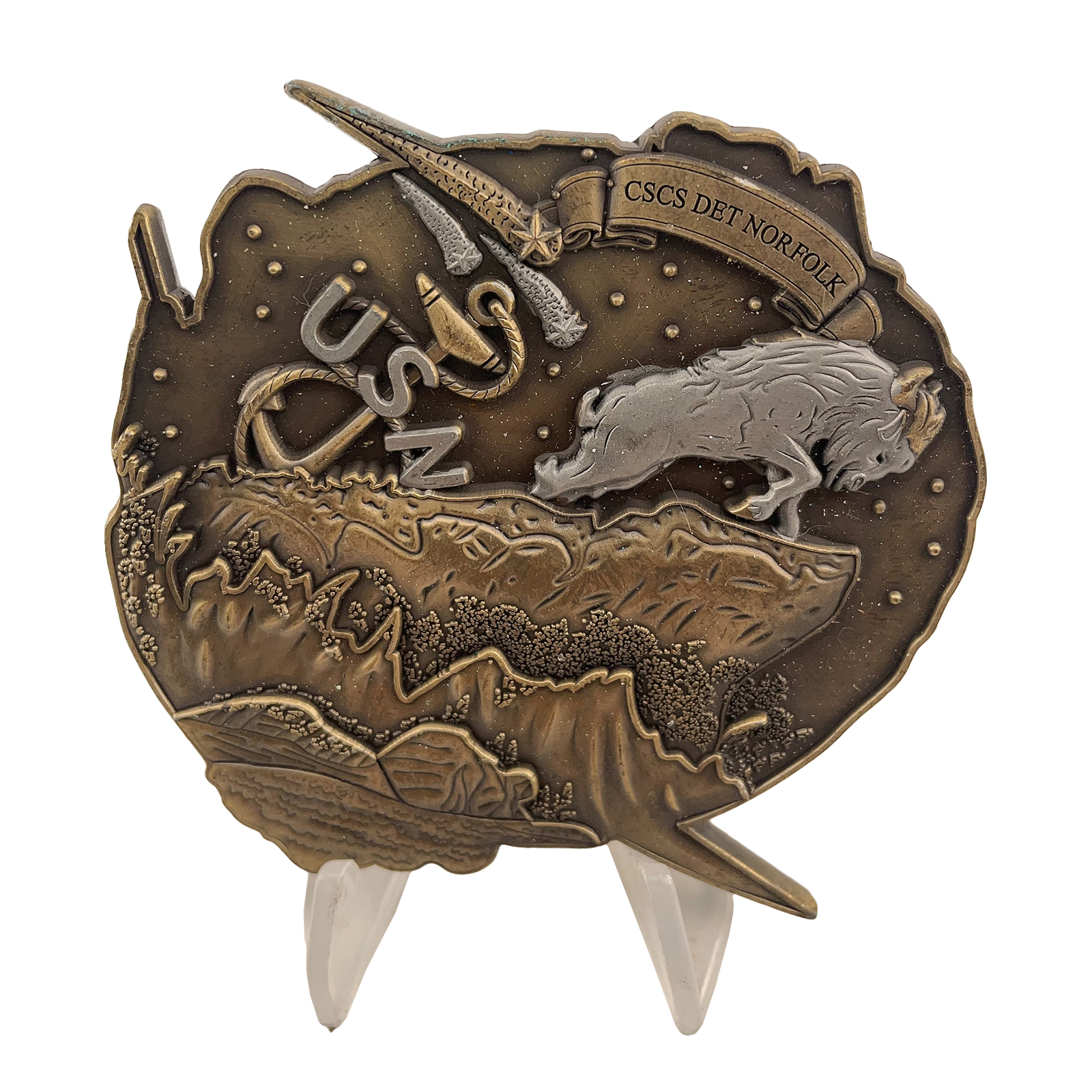 USN CSCS Detachment Norfolk Challenge Coin