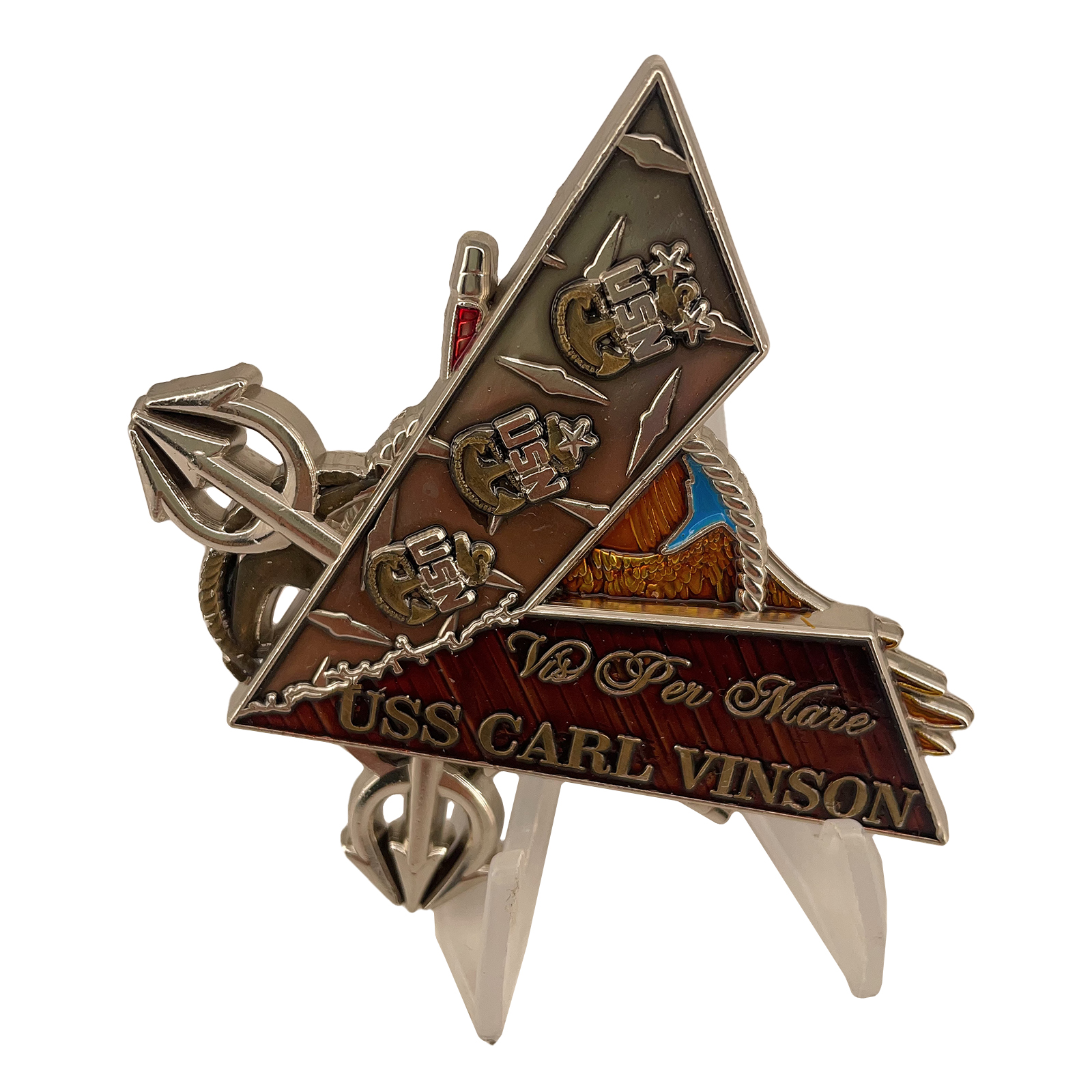 USN USS Carl Vinson, CVN-70 Challenge Coin