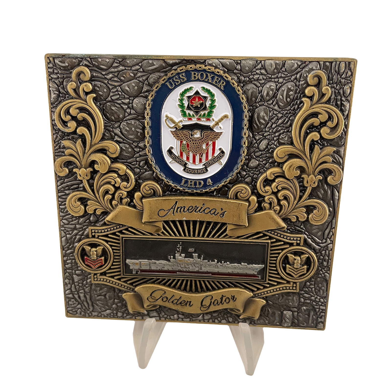 USN USS Boxer Challenge Coin