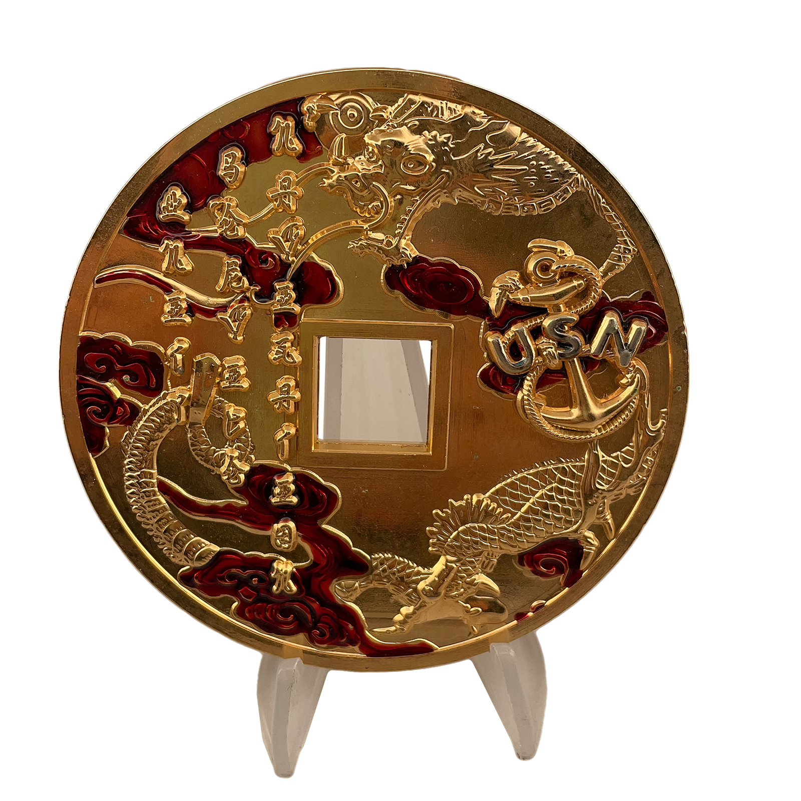 USN Bronze Coin Challenge Coin