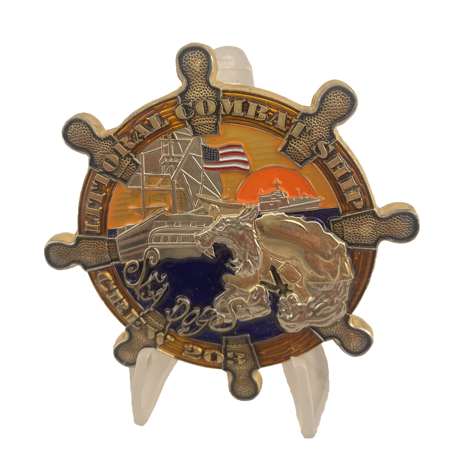 USN Central Combat Ship Challenge Coin