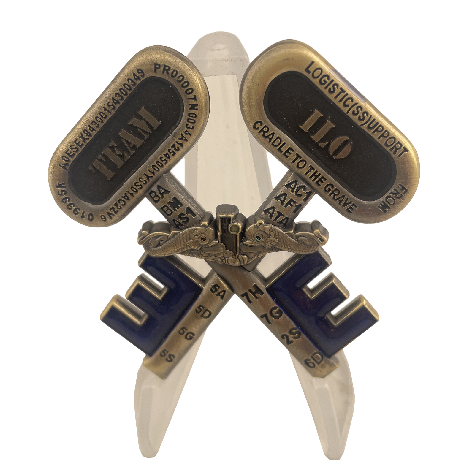 USN Logistics And Maintenance Department Challenge Coin