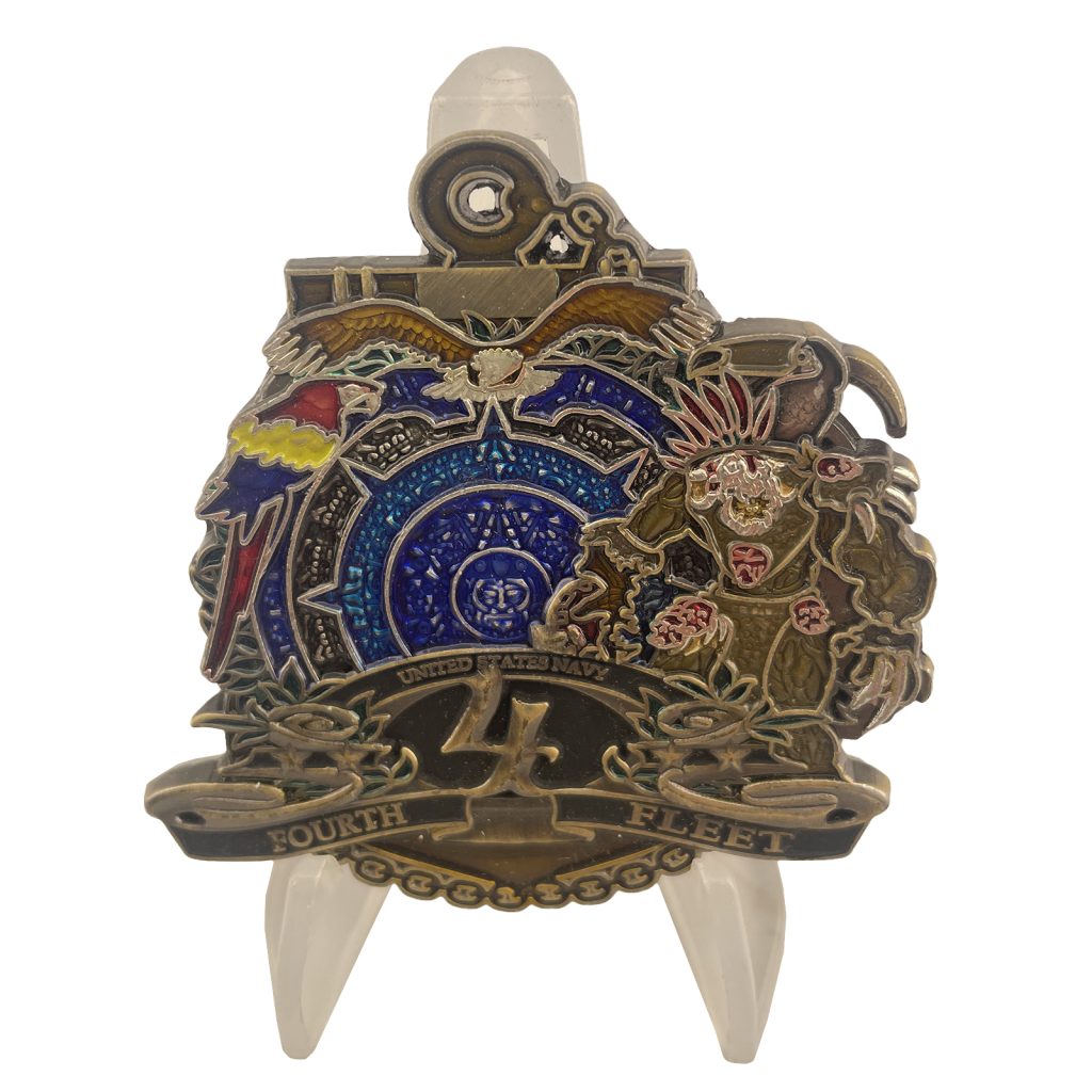 U.S. Navy Fourth Fleet Challenge Coin