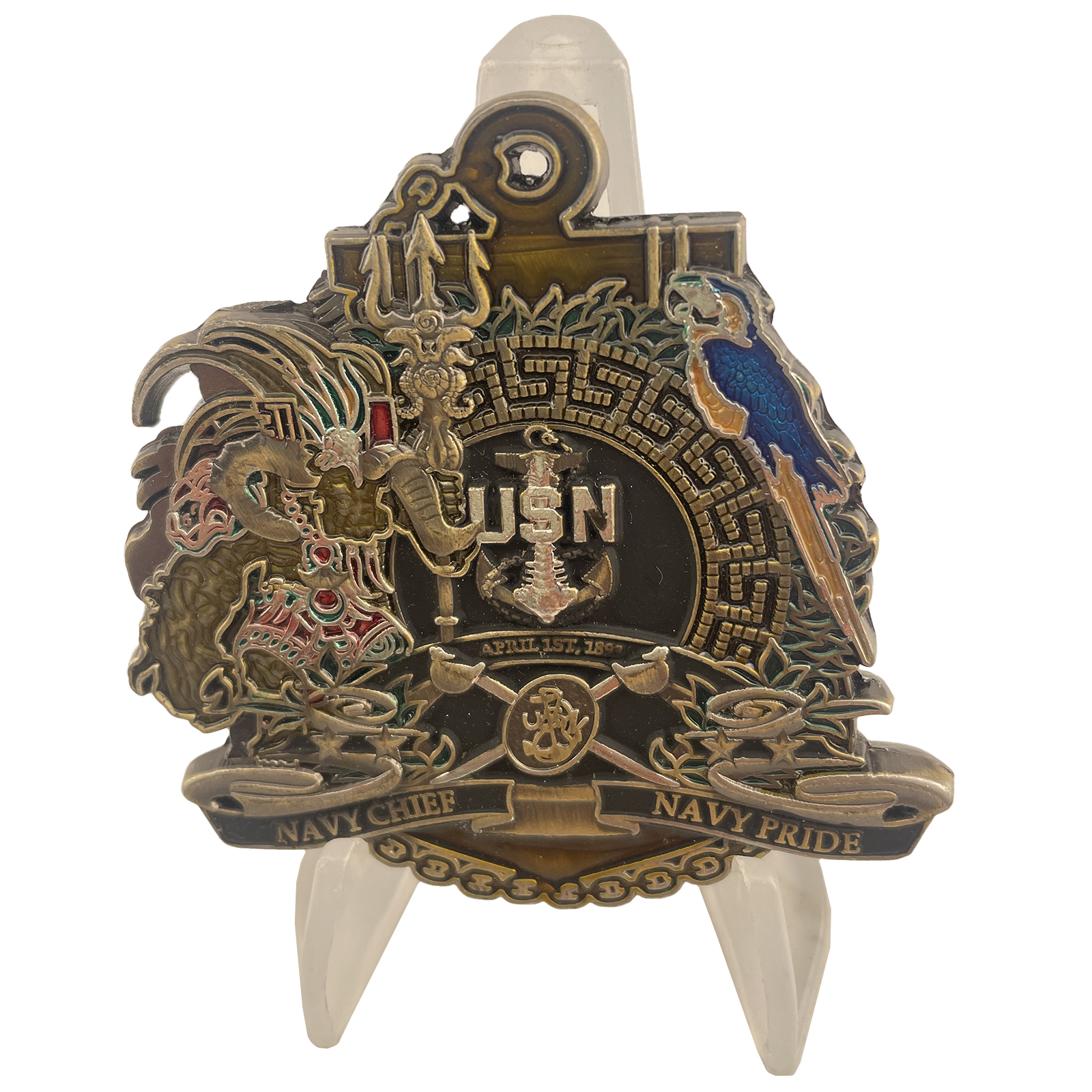 U.S. Navy Fourth Fleet Challenge Coin