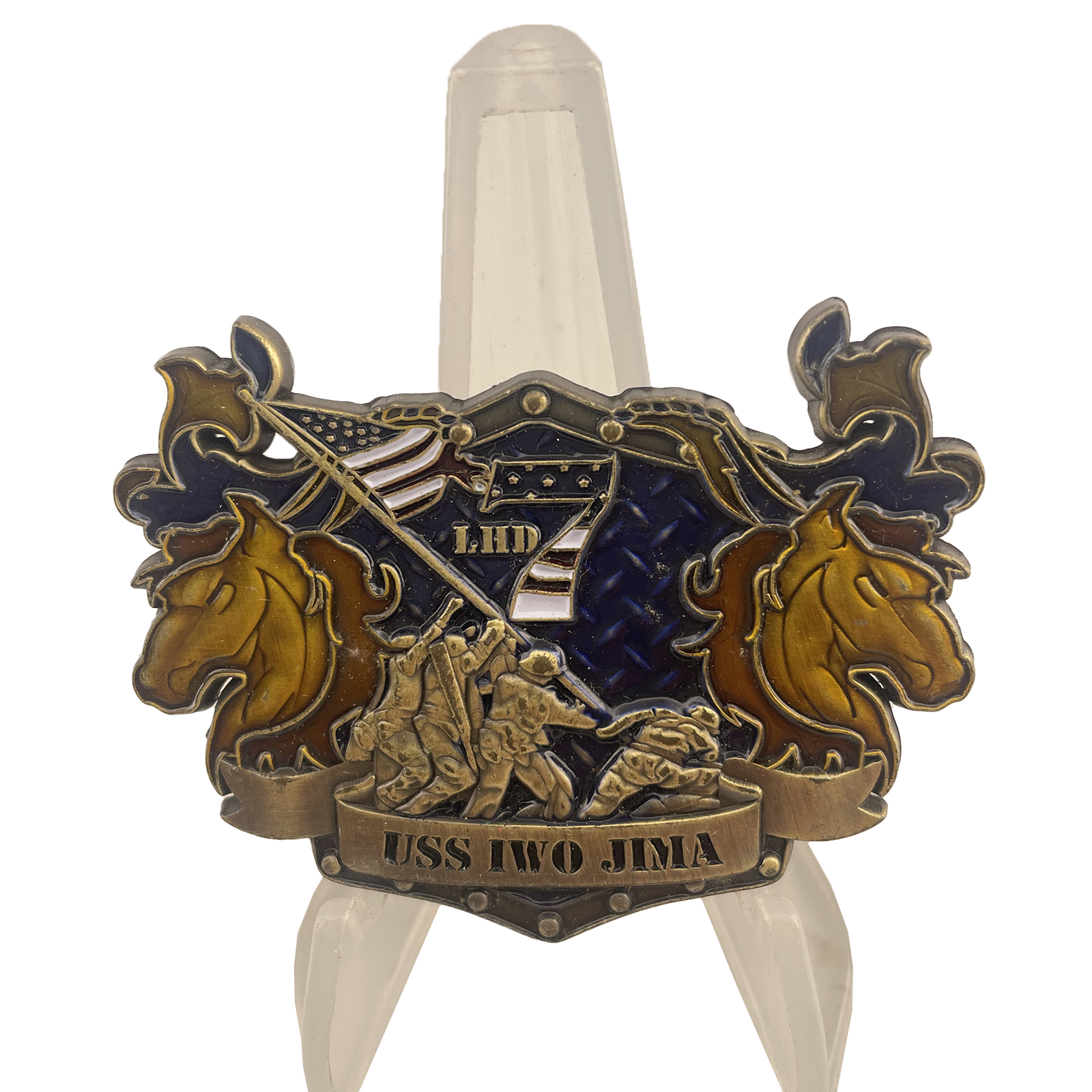 USN USS IWO JIMA Challenge Coin