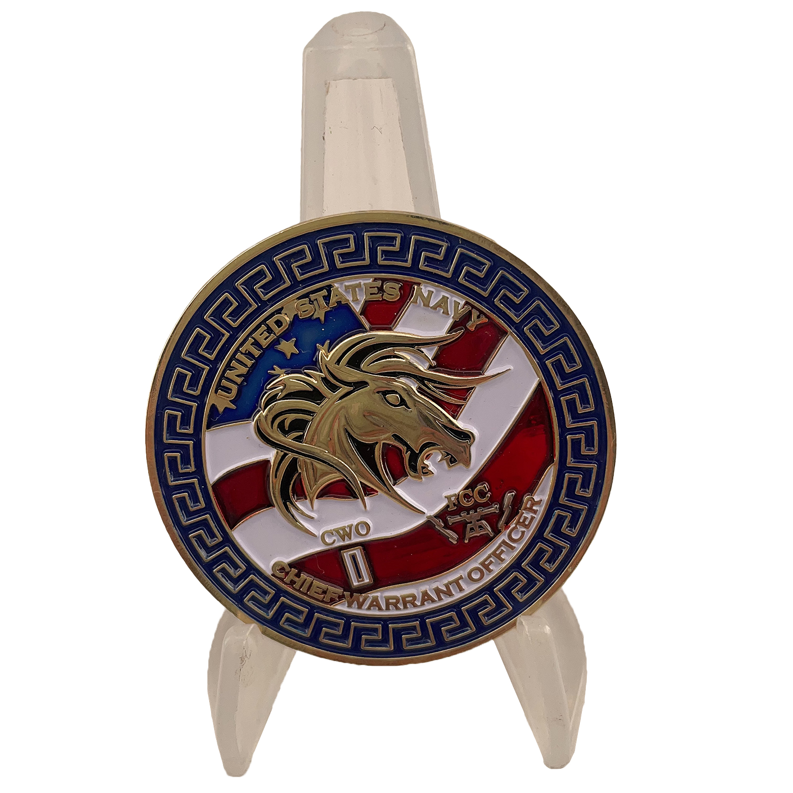 USN Warrant Officer Second Class Challenge Coin