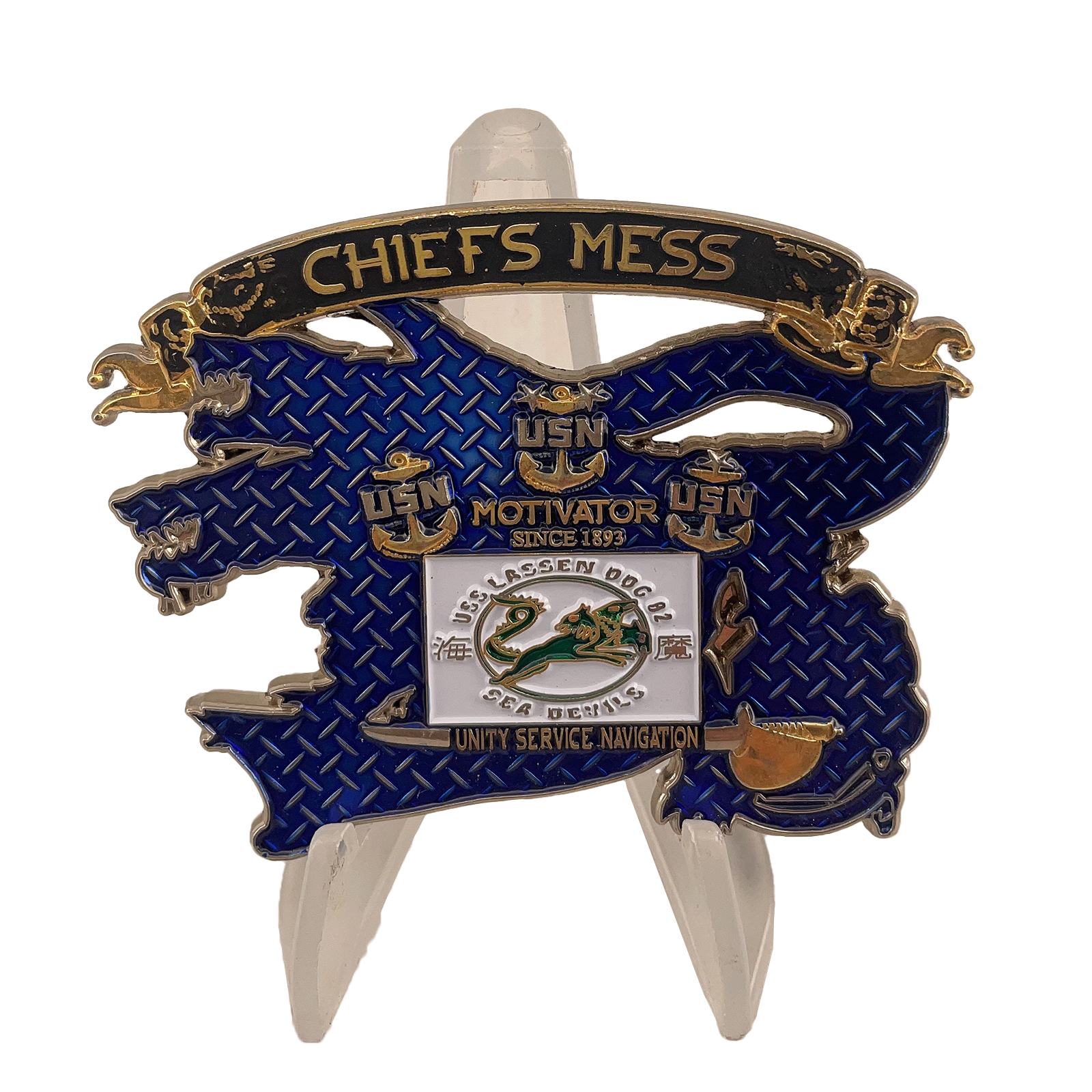 USN USS Lassen DDG-82 Challenge Coin