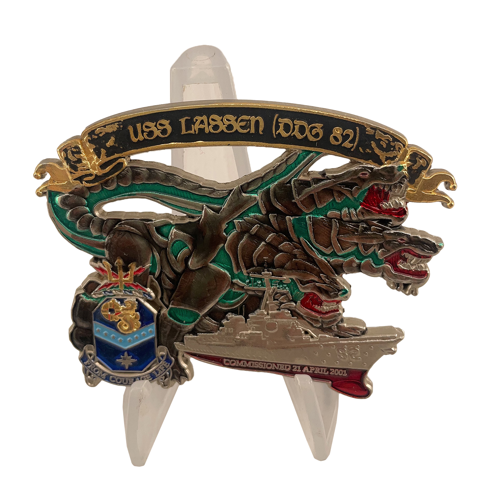 USN USS Lassen DDG-82 Challenge Coin