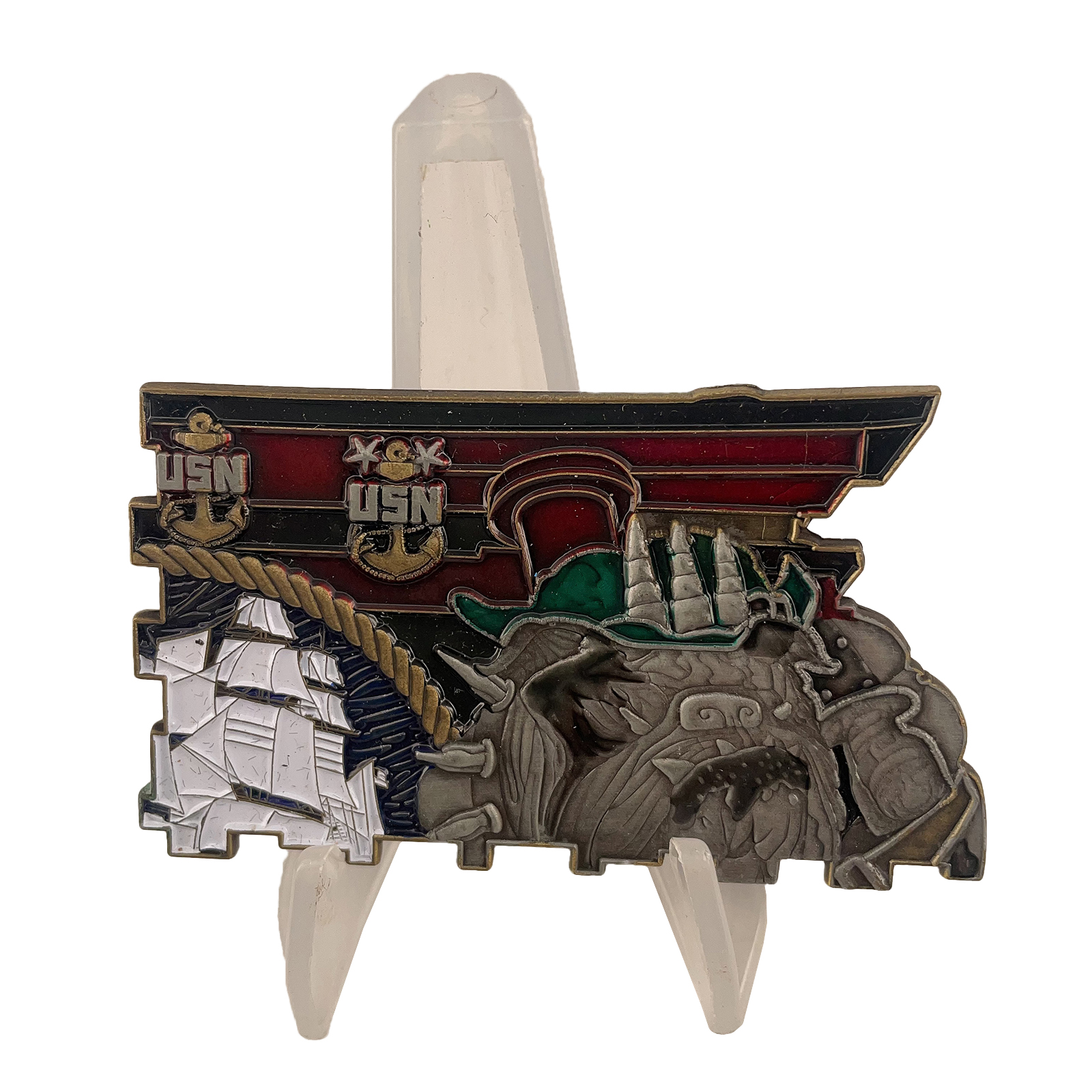 USN USS Barry DD-2 Challenge Coin