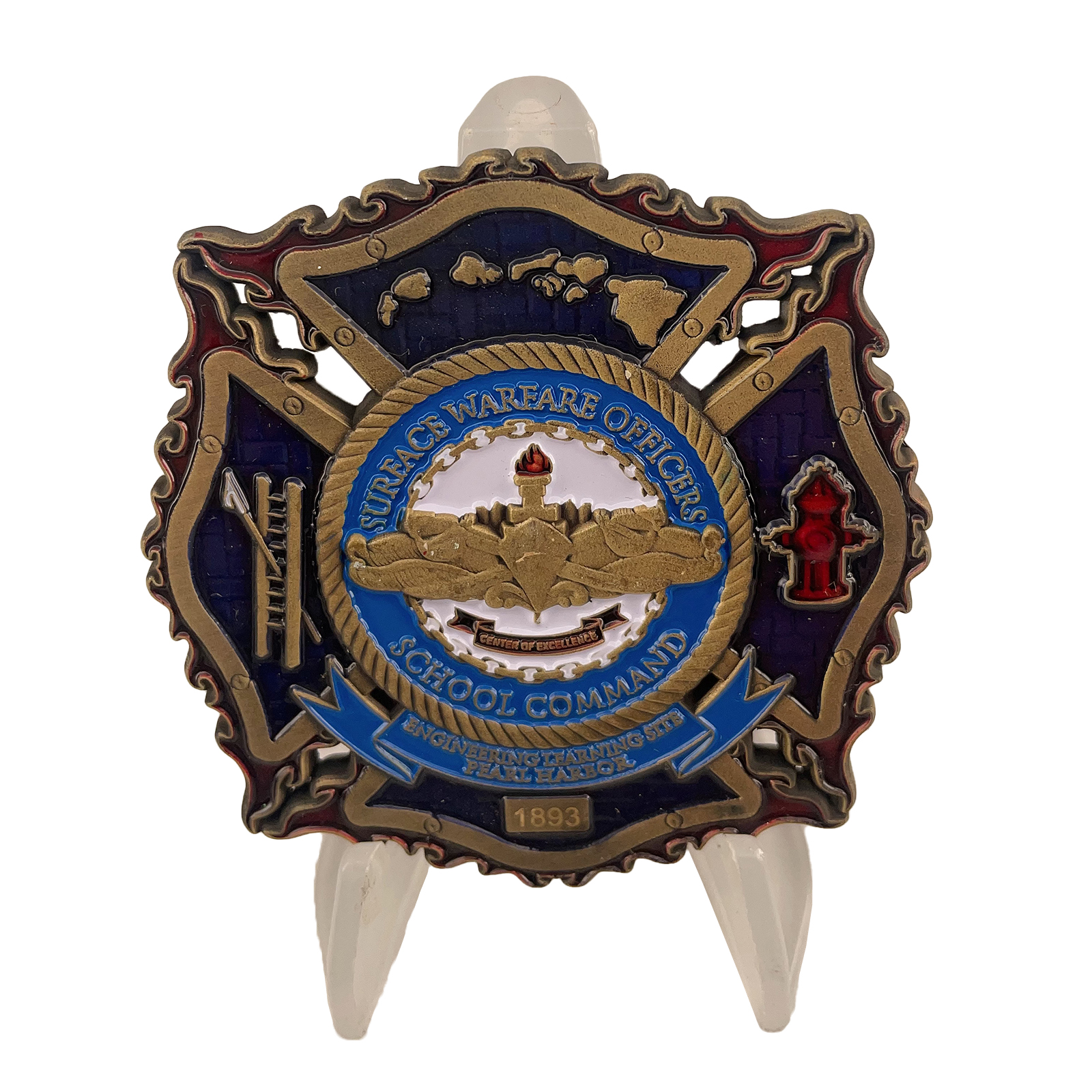 USN SWOS Command Challenge Coin