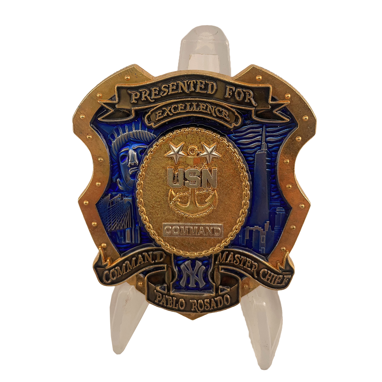 USN Master Chief Challenge Coin