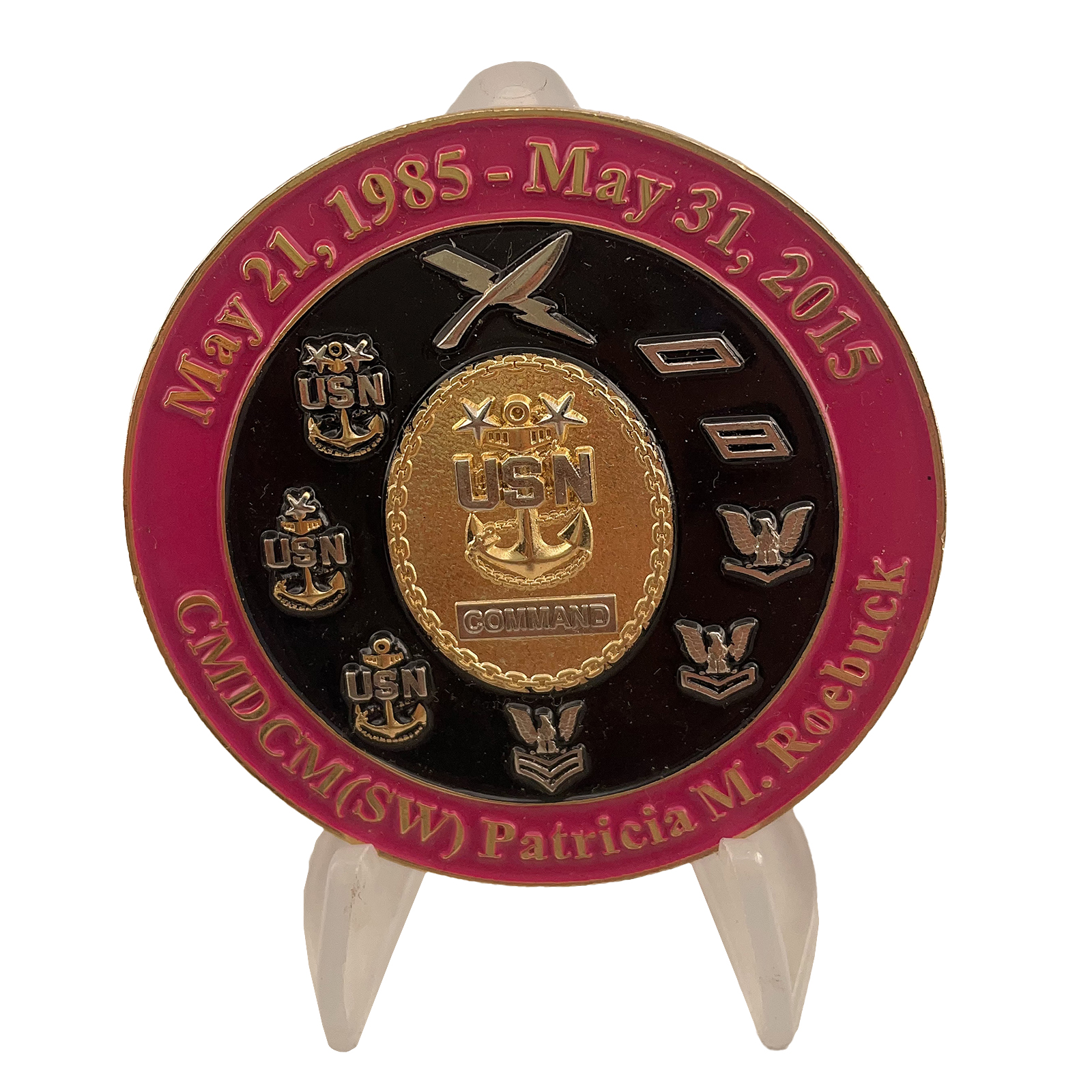 USN Command Master CPO Challenge Coin