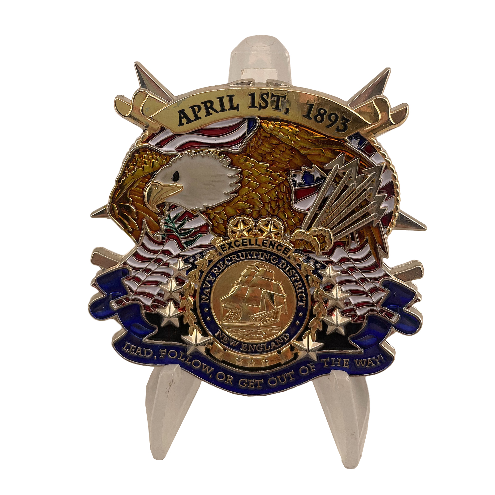USN Recruiting District Challenge Coin
