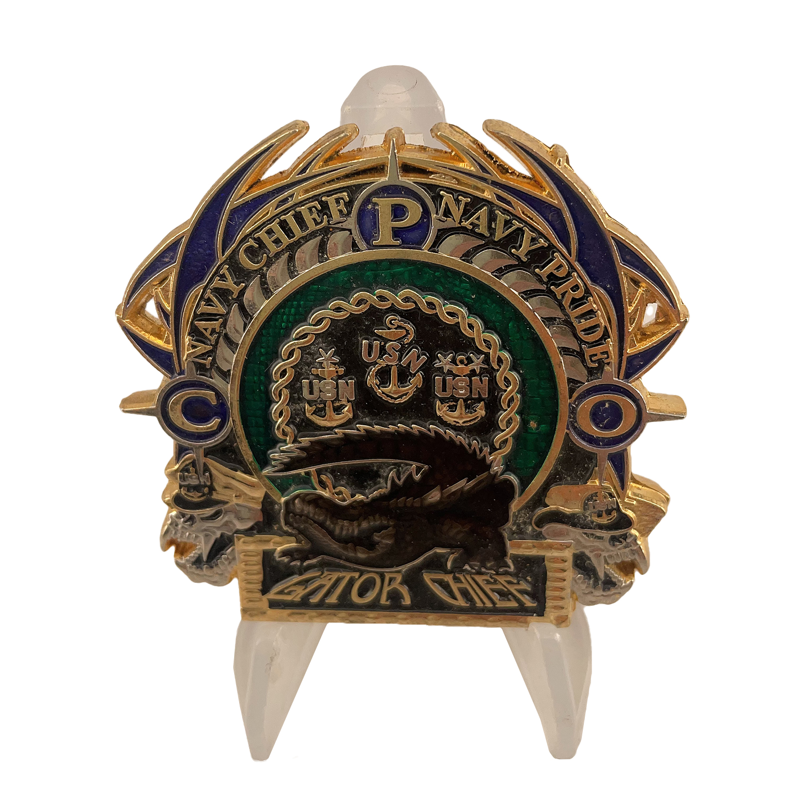 USN Gator Chief Challenge Coin