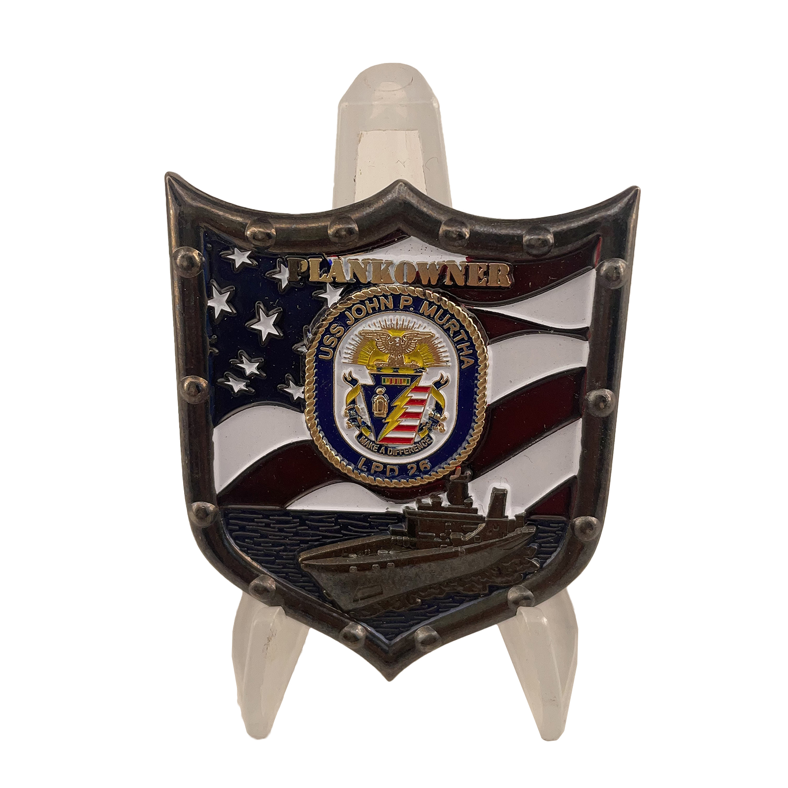 USS John P. Murtha LPD 26 Challenge Coin