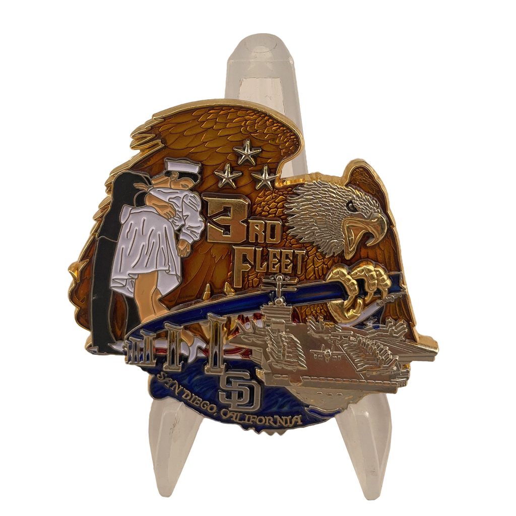 USN 3rd Fleet Challenge Coin