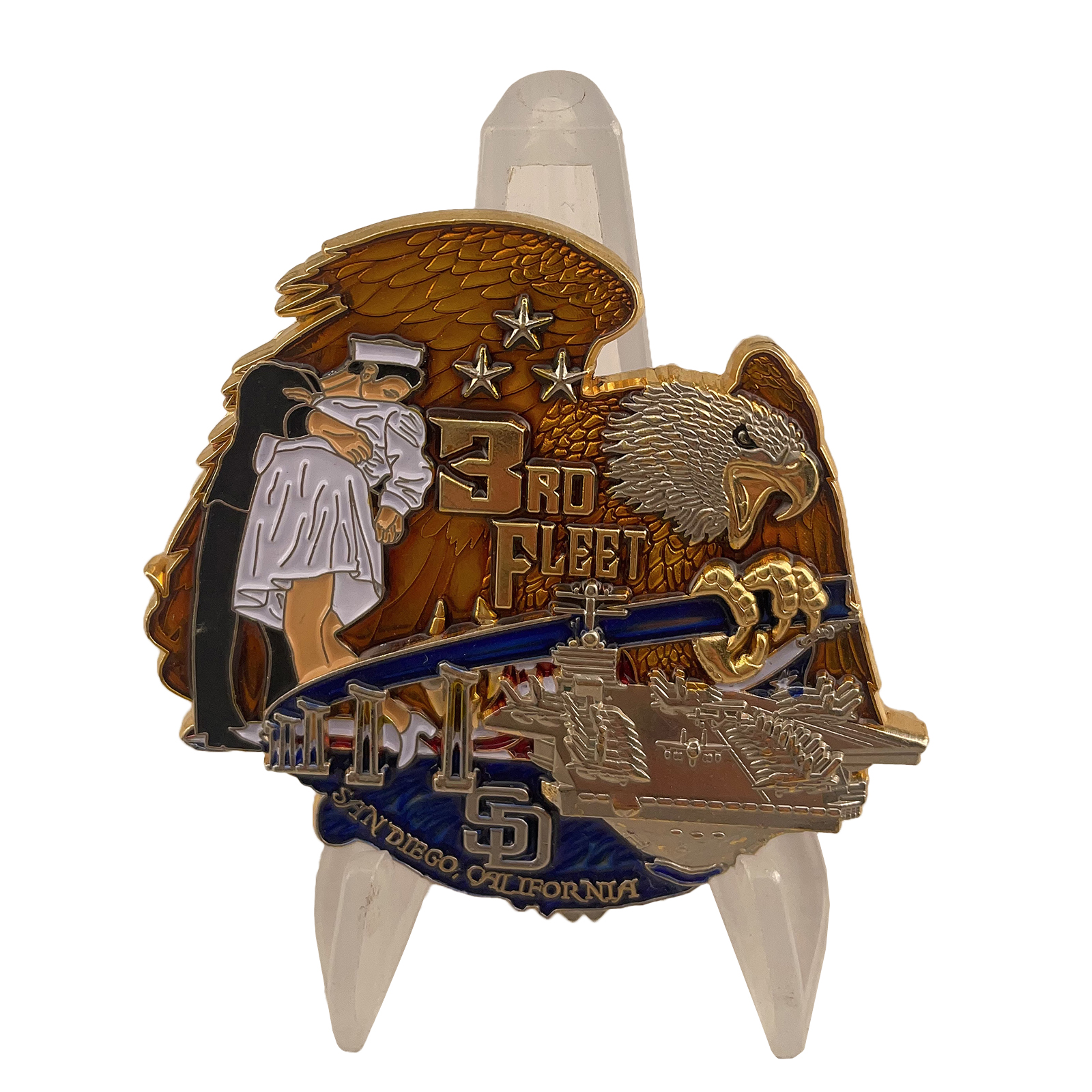 USN 3rd Fleet Challenge Coin