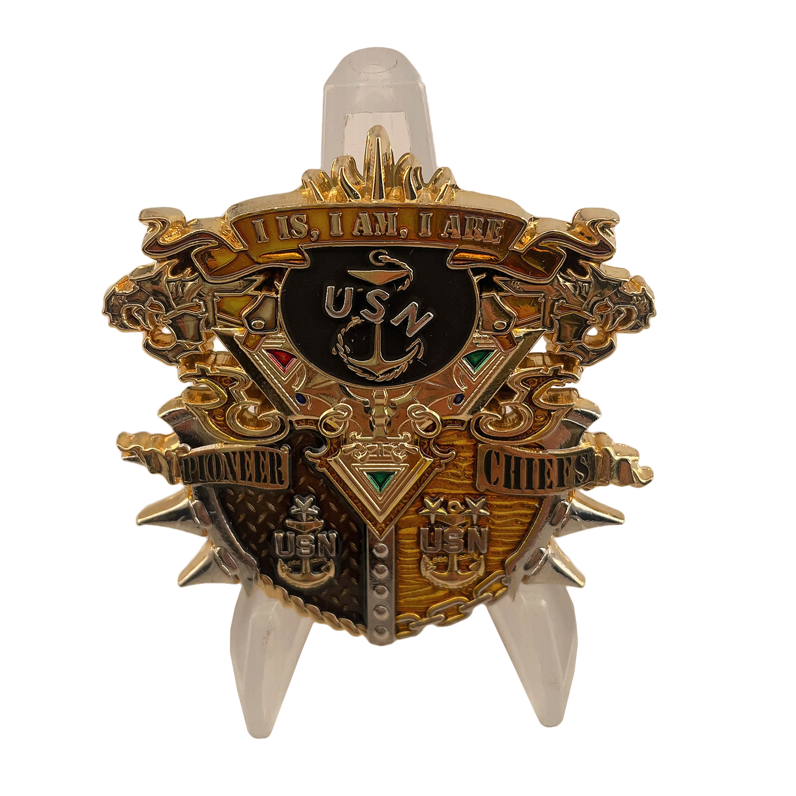 USN USS Pioneer MCM-9 Challenge Coin