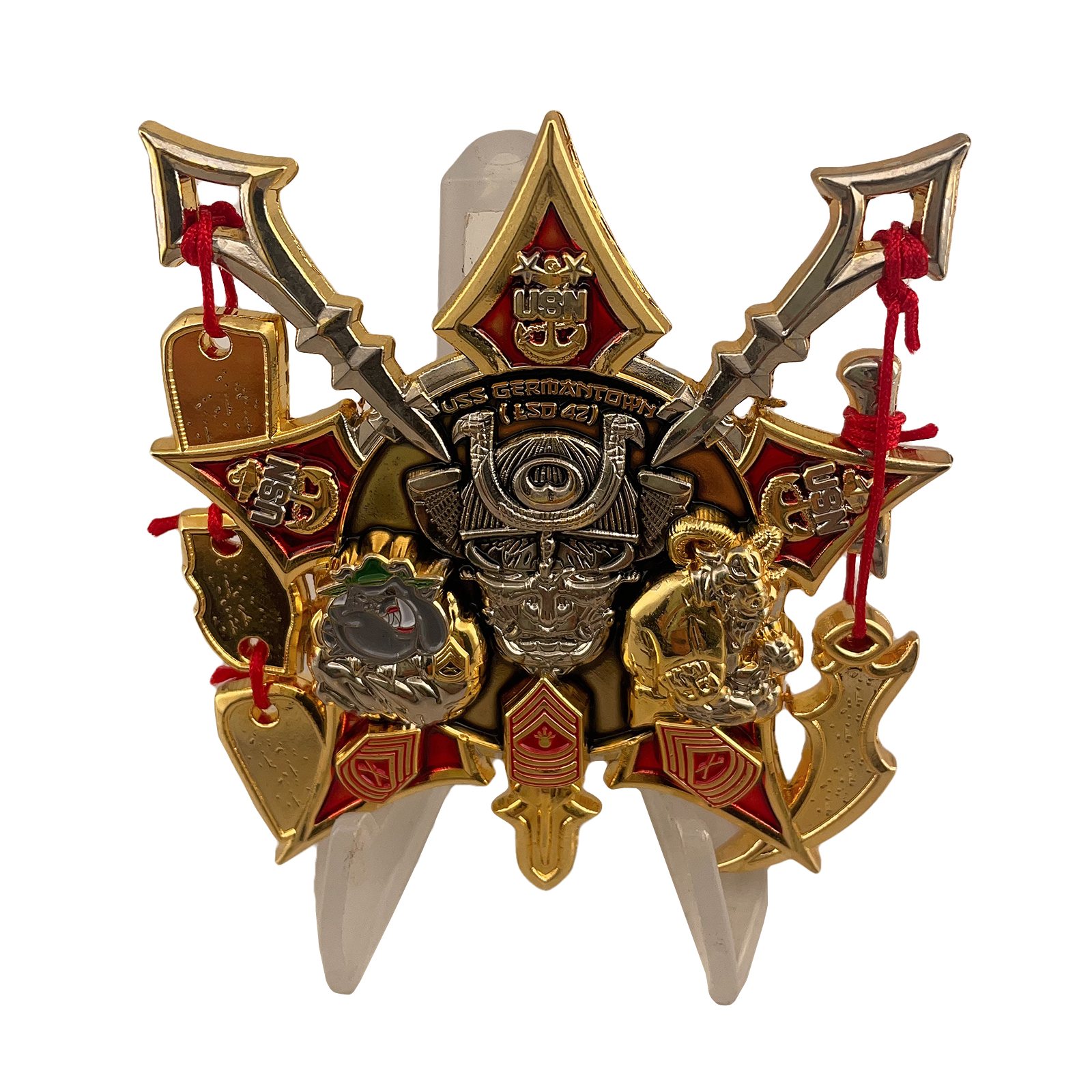 USN USS GERMANTOWN LSD 42 Challenge Coin