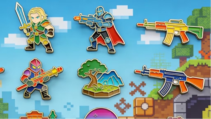 cartoon game series badges