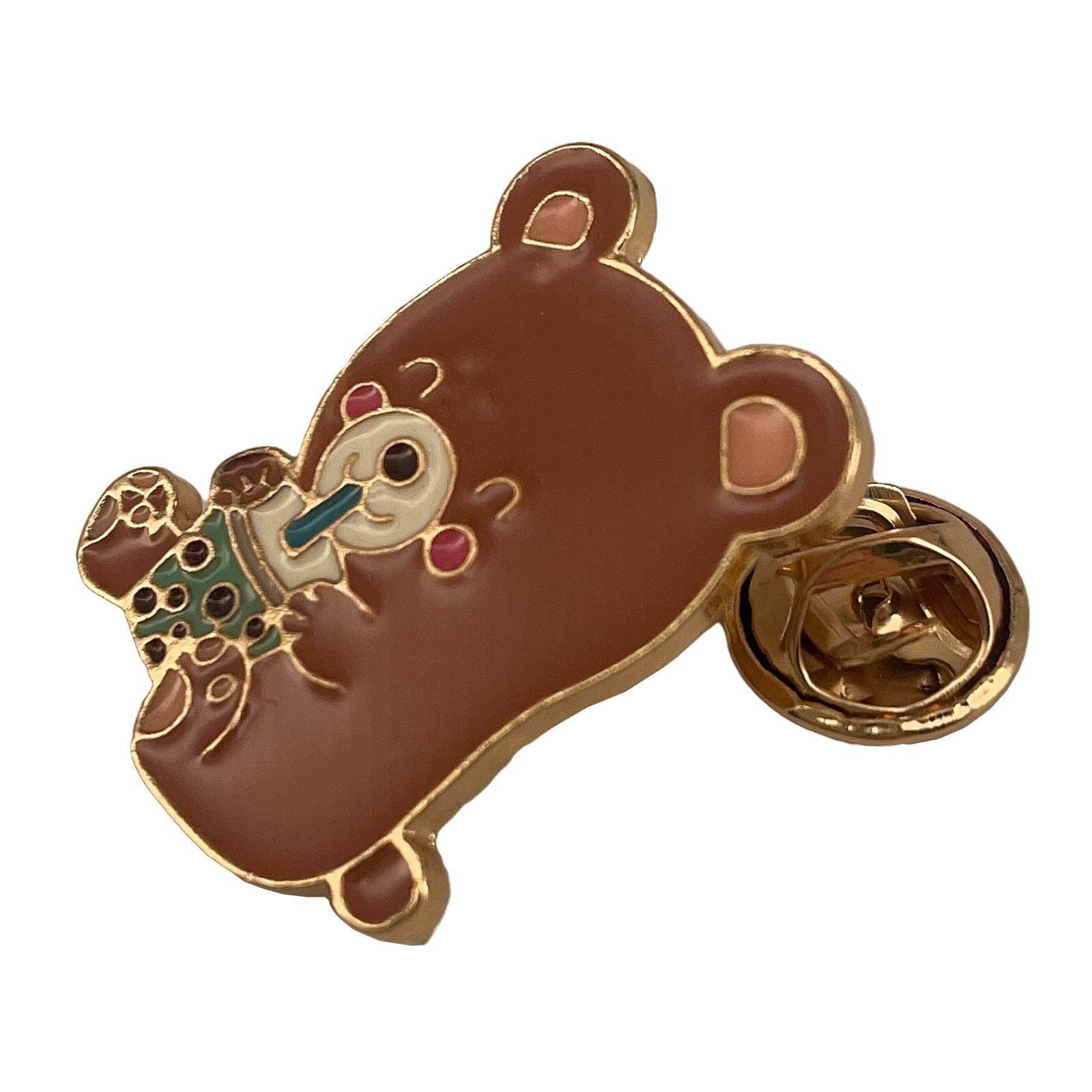 Cartoon Bear Soft Enamel Pin