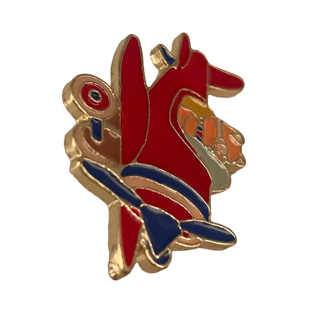 Animal Airplane Soft Enamel Pin