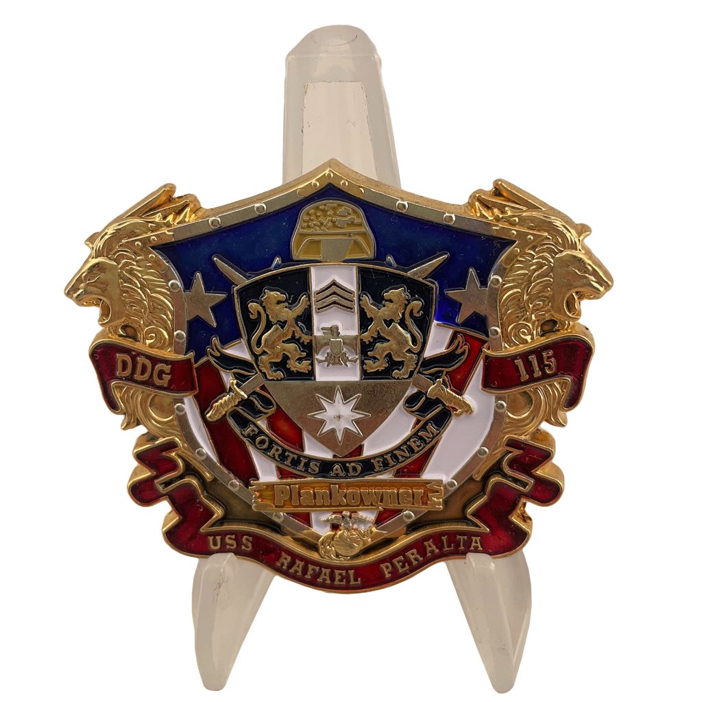 USS Rafael Peralta DDG 115 Challenge Coin