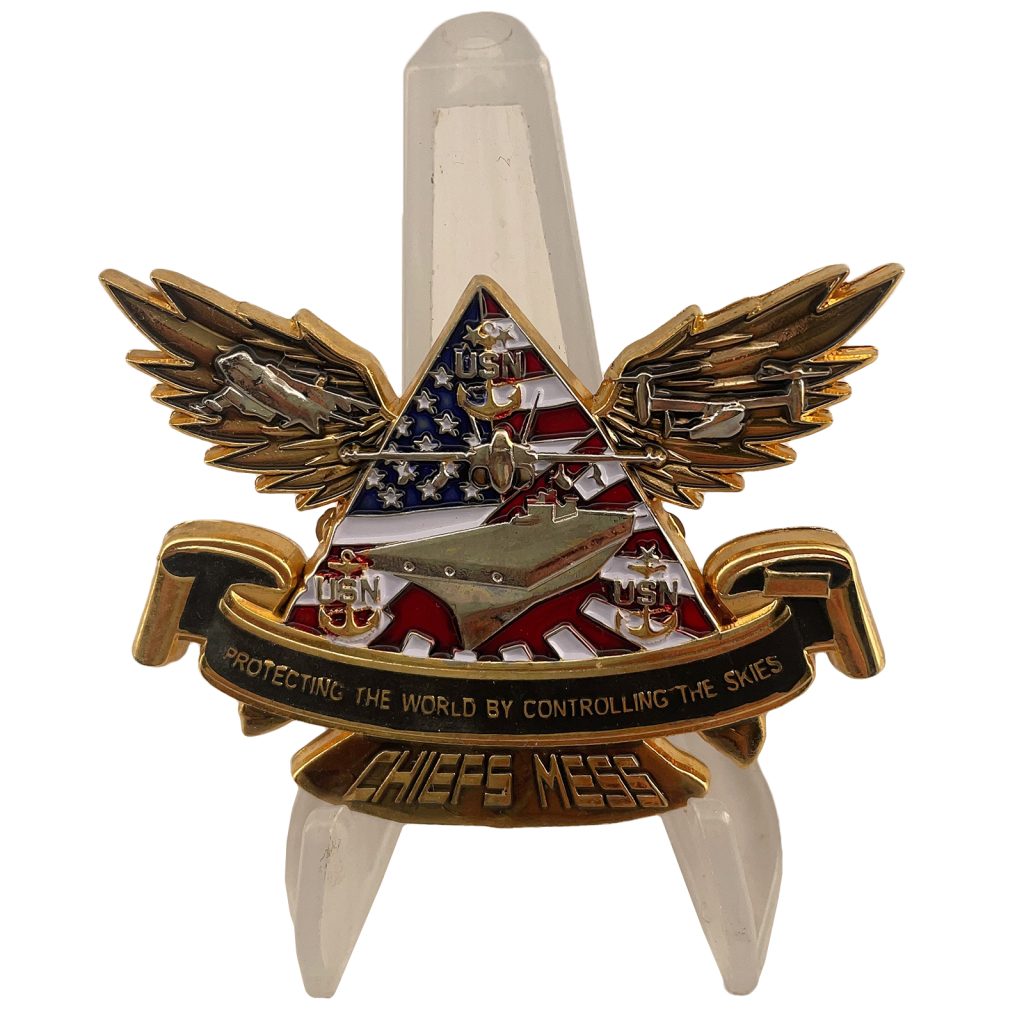 USN Tactical Air Control Squadron 12 Challenge Coin