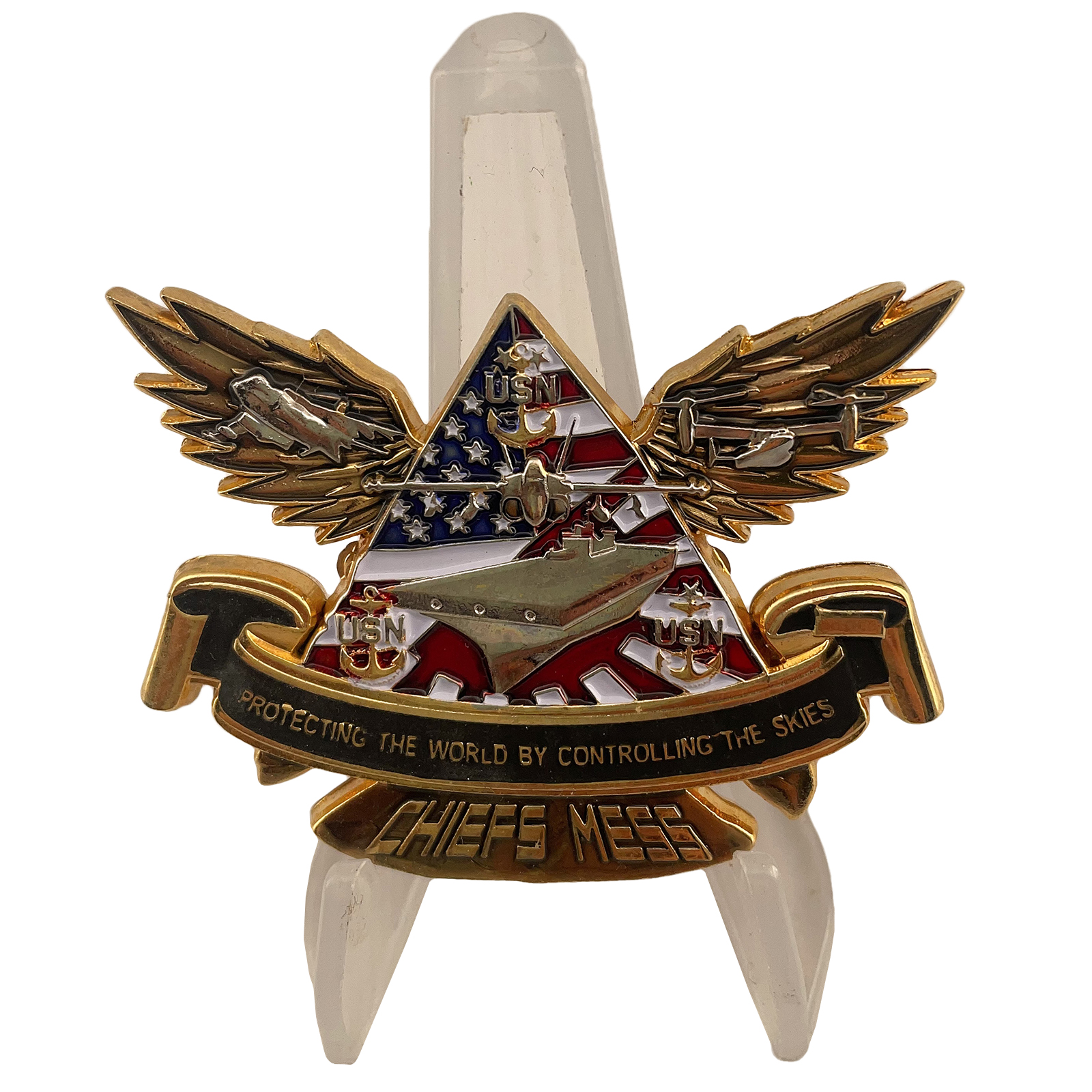 USN Tactical Air Control Squadron 12 Challenge Coin