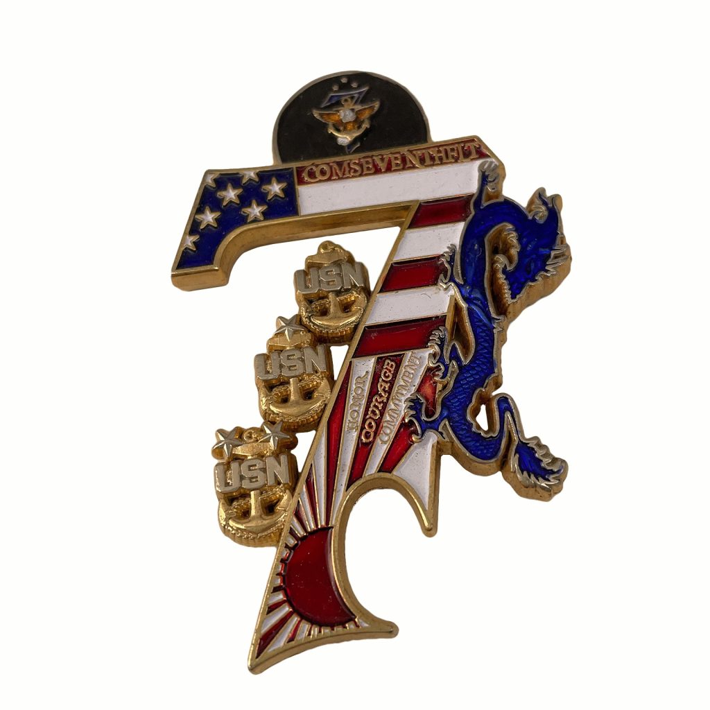 USS Blue Ridge Challenge Coin