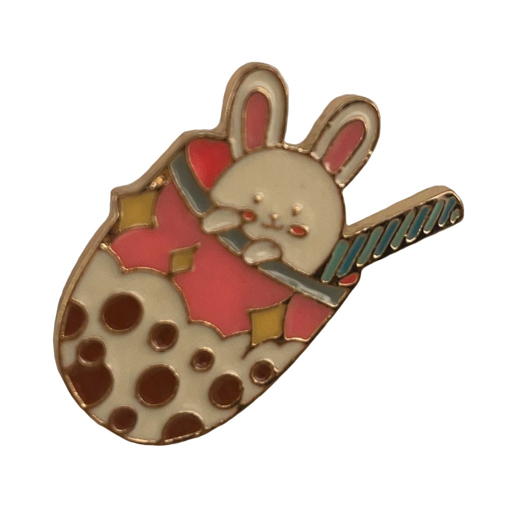 Rabbit Zinc Alloy Pin