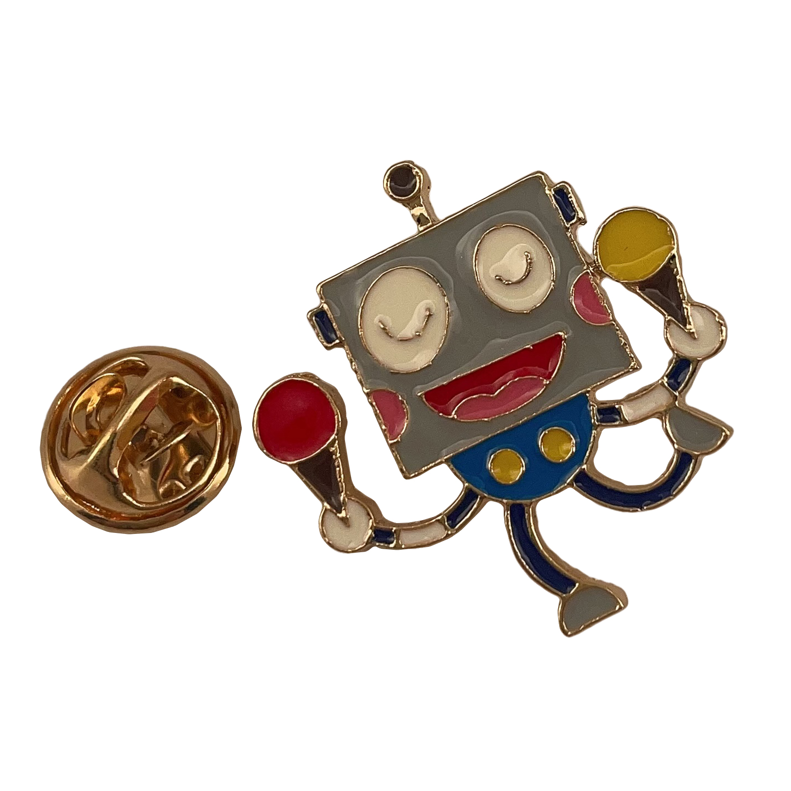 Cartoon Robot Soft Enamel Pin