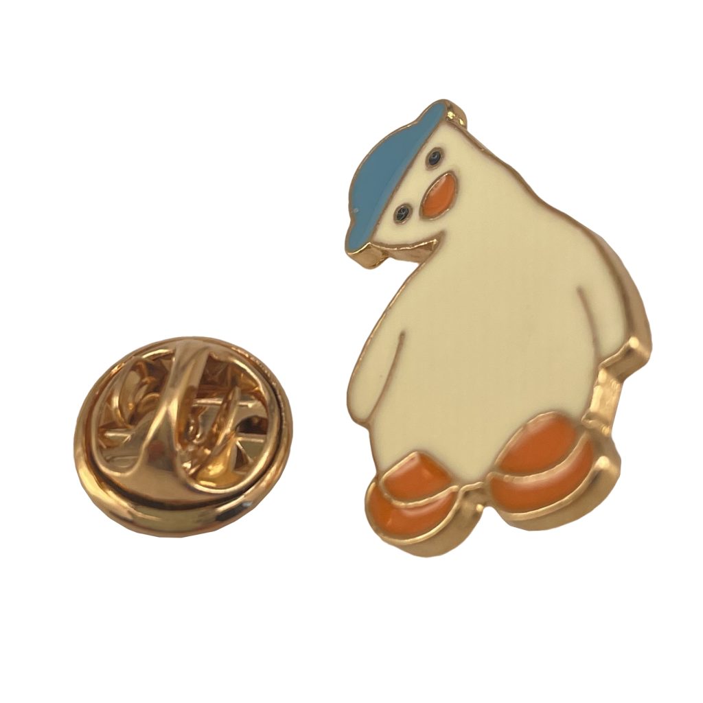 Tilted-Head Duck Badge