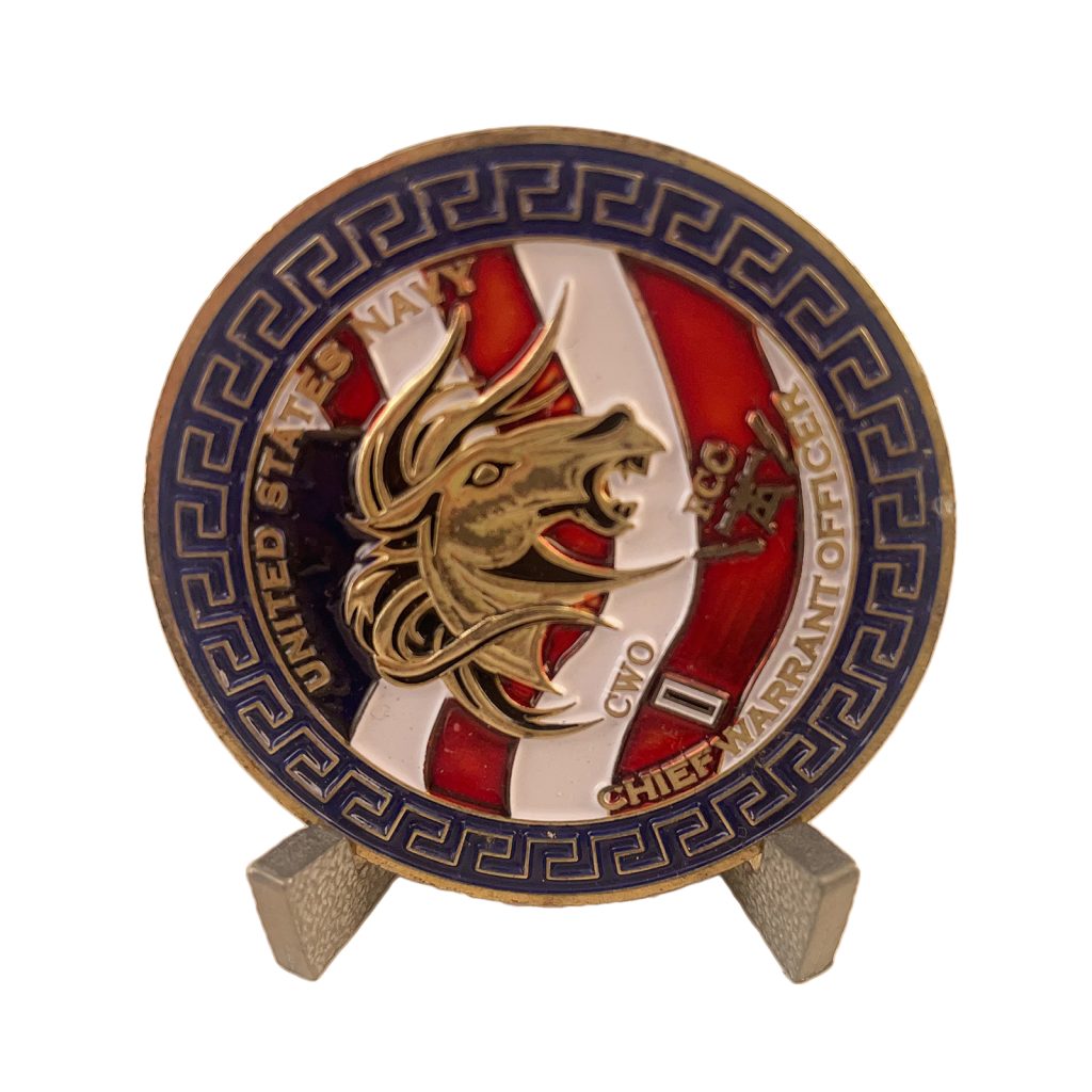 USN CWO5 Challenge Coin