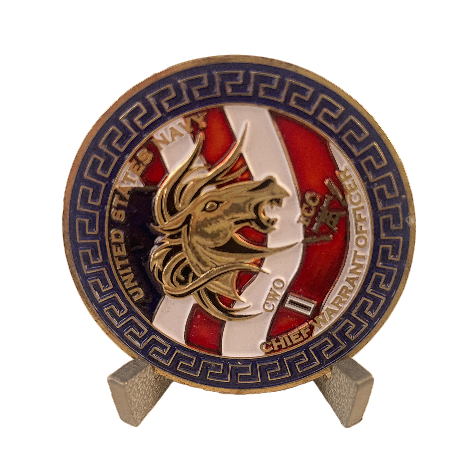 USN CWO5 Challenge Coin