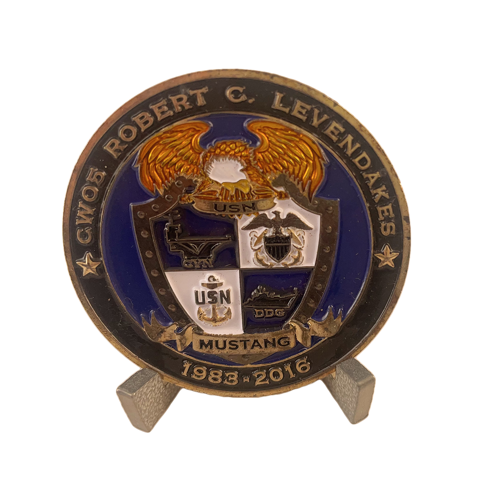 USN CWO5 Challenge Coin